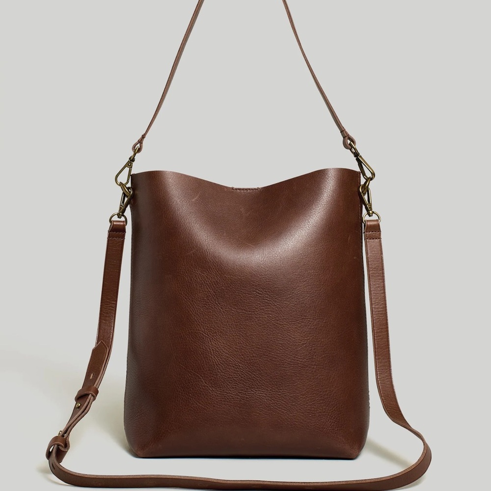 The Transport Bucket Bag in Soft Mahogany